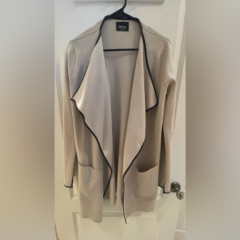Zara knit oversized sweater/coat
